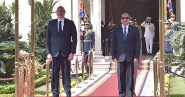 الرئيس السيسي يستقبل رئيس أذربيجان إلهام علييف بقصر الاتحادية