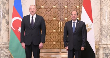 الرئيس السيسى: مباحثات رئيس أذربيجان تؤكد الحرص على تعزيز العمل الثنائى