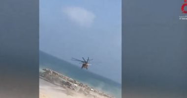 لقطات تظهر عملية إنقاذ 4 رهائن إسرائيليين من غزة ونقلهم على مروحية