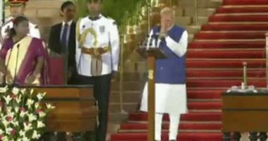 رئيس وزراء الهند ناريندرا مودي يؤدي اليمين الدستورية لولاية ثالثة
