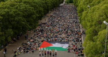آلاف المتظاهرين بمدن إسبانية يطالبون أوروبا بوقف الإبادة الجماعية فى غزة