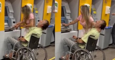 برازيلية تصطحب عجوزا يحتضر على كرسى متحرك لسحب أموال من ماكينة صراف آلى
