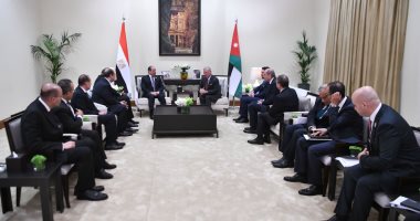 لقاء الرئيس السيسي والعاهل الأردنى