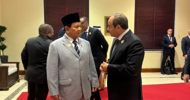 الرئيس السيسى يلتقى رئيس جمهورية إندونيسيا على هامش مؤتمر الأردن