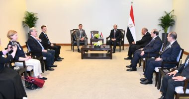 الرئيس السيسي يلتقى رئيس سلوفينيا ويثمن موقف بلاده بالاعتراف بدولة فلسطين