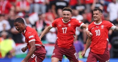 سويسرا تتقدم على المجر 2-0 بالشوط الأول فى يورو 2024.. فيديو