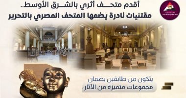 معلومات الوزراء: المتحف المصرى بالتحرير الأقدم فى الشرق الأوسط