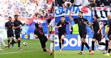 جياسولا يدخل التاريخ بهدفى كرواتيا ضد ألبانيا فى يورو 2024.. فيديو