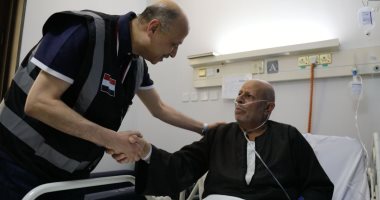 رئيس بعثة الحج يتفقد الحالة الصحية للحجاج المحجوزين بمستشفيات مكة