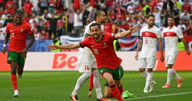 البرتغال تتقدم على تركيا 2-0 فى شوط أول مثير بـ يورو2024.. فيديو