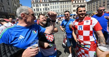 جماهير إيطاليا وكرواتيا تشعل شوارع لايبزيج قبل قمة يورو 2024
