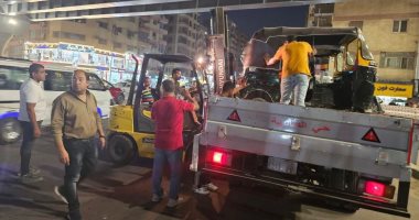 رفع 1300 حالة إشغال ومصادرة مركبات توك توك مخالفة خلال حملة بالطالبية