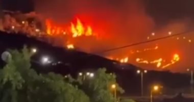 حريق قرب قاعدة عسكرية إسرائيلية 