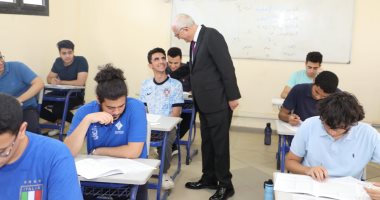 وزير التعليم يتفقد امتحانات الثانوية بمدرسة المتفوقين للعلوم والتكنولوجيا
