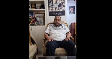 والد الشهيد وليد عصام: ابنى ضحى بحياته لإنقاذ زملائه بالكتيبة 101.. فيديو