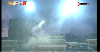 إلغاء مباراة سموحة وبيراميدز بسبب حريق أعمدة الإنارة باستاد الإسكندرية