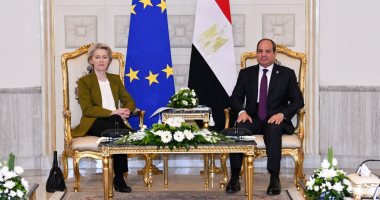 الرئيس السيسى يستقبل رئيسة المفوضية الأوروبية ويحذر من توسع الصراع بالمنطقة