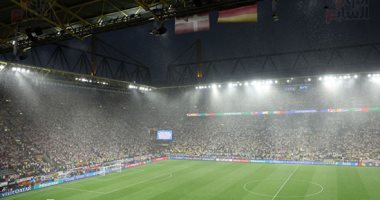 توقف مباراة منتخب ألمانيا ضد الدنمارك في يورو 2024 بسبب الأمطار