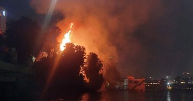 السيطرة على حريق فى أشجار كورنيش النيل بالدقى دون إصابات
