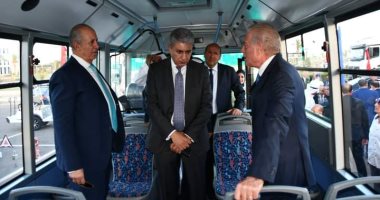 تدشين 5 حافلات كهربائية في شرم الشيخ بتكلفة 50 مليون جنيه.. صور