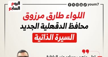 اللواء طارق مرزوق محافظ الدقهلية الجديد.. السيرة الذاتية