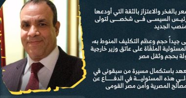 وزير الخارجية يتعهد بتعزيز علاقات مصر مع شركائها.. إنفوجراف