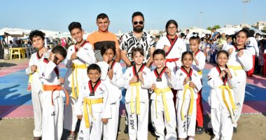 12 ميدالية ذهبية للمصري فى بطولة بورسعيد الشاطئية المفتوحة للتايكوندو