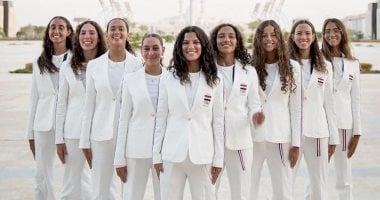 "بدلة بيضاء وعلم مصر" يُزينان الصورة الرسمية للسباحة التوقيعية قبل الأولمبياد