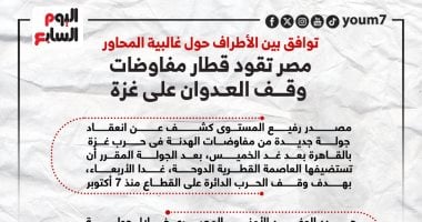 توافق بين الأطراف.. مصر تقود قطار مفاوضات وقف العدوان على غزة.. إنفوجراف