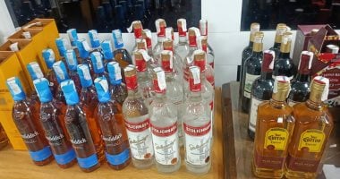 حملة مباحث آداب السياحة تضبط 35 زجاجة خمور مهربة قيمتها 7 ملايين جنيه