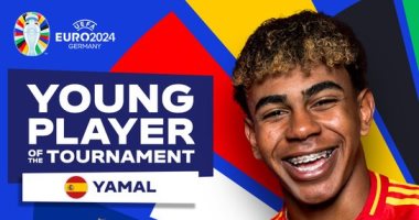 يويفا يختار الإسباني لامين يامال أفضل لاعب شاب في يورو 2024