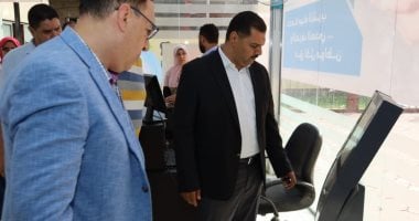 نائب محافظ الغربية ورئيس شركة مياة الشرب يتفقدان خدمة العملاء بفرع السنطة