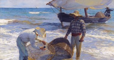 لوحات عالمية.. الصيادون فى بلنسية لـ خواكين سورولا