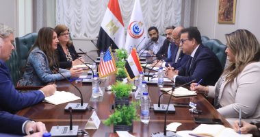 وزير الصحة يلتقى بالسفيرة الأمريكية لبحث التعاون في مجال التنمية البشرية