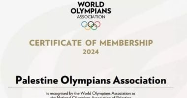 فلسطين تحصل على عضوية رابطة الأولمبيين العالميين قبل انطلاق باريس 2024