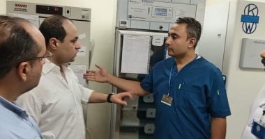 انتظام العمل بمستشفى ببورسعيد بعد السيطرة على حريق محدود.. صور