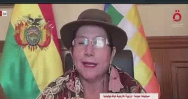 وزيرة خارجية بوليفيا: لا بد من وقف فورى لإطلاق النار فى قطاع غزة