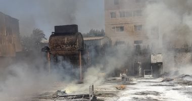 السيطرة على حريق اشتعل بمصنع "إسفنج" فى إحدى قرى منشأة القناطر