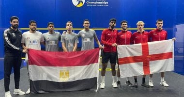 مصر تهزم إنجلترا 2-0 وتتأهل لنصف نهائى بطولة العالم لناشئى الاسكواش