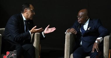 رئيس الوزراء يلتقى رئيس جمهورية غانا