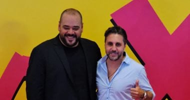 محمد ممدوح وهشام ماجد وأمينة خليل يحتفلون بالعرض الخاص لفيلم إكس مراتي