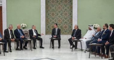 بشار الأسد يبحث مع وفد اتحاد المهندسين العرب مقترحات إعادة إعمار سوريا