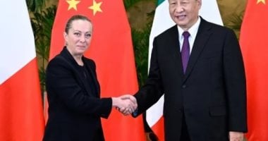 رئيسة الحكومة الإيطالية تزور الصين حاملة أجندة التجارة والاستثمار 