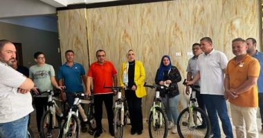 تسليم دراجات المرحلة الرابعة لمبادرة "دراجتك صحتك" بالدقهلية
