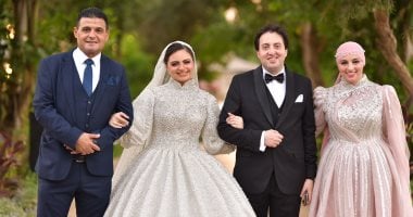 نجوم الرياضة والتحكيم فى حفل زفاف كريمة محمد فاروق نائب رئيس لجنة الحكام
