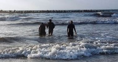 انتشال جثة شاب غرق فى أحد شواطئ الإسكندرية