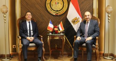 وزير قطاع الأعمال العام يبحث مع سفير فرنسا بالقاهرة سبل زيادة الشراكات الاستثمارية
