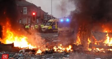 إصابة 22 شرطيا بريطانيا خلال أعمال شغب فى ساوثبورت بالمملكة المتحدة