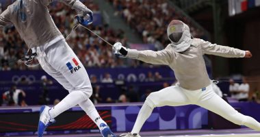 منتخب سلاح السيف يخسر أمام فرنسا فى ربع نهائى أولمبياد باريس