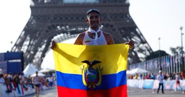 أولمبياد باريس.. بينتادو يحصد أول ذهبية في تاريخ الإكوادور بسباق المشي  